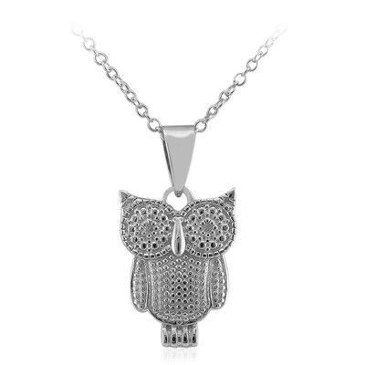 I3 (I) Diamond Silver Necklace