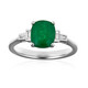 18K AAA Zambian Emerald Gold Ring (CIRARI)