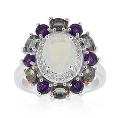 Welo Opal Silver Ring