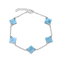 Larimar Silver Bracelet