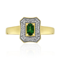 9K AAA Kenya Tsavorite Gold Ring