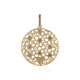 9K I2 Champagne Diamond Gold Pendant (Ornaments by de Melo)