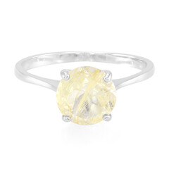 Rutile Quartz Silver Ring