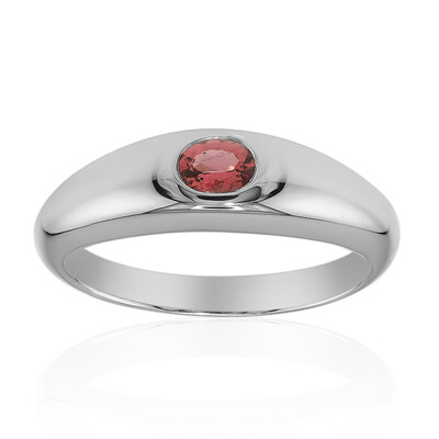 Brazilian Pink Tourmaline Silver Ring