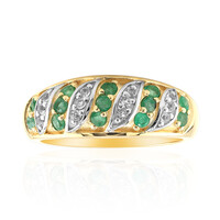 Brazilian Emerald Silver Ring