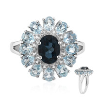 London Blue Topaz Silver Ring