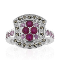 Ruby Silver Ring (Annette classic)