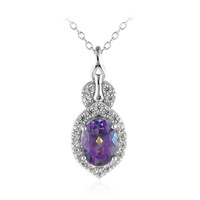 Mystic Topaz Silver Necklace