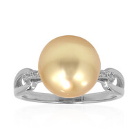 Kabira Golden South Sea Pearl Silver Ring (TPC)