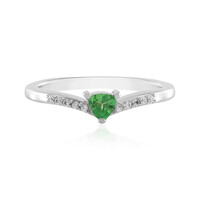 Tanzanian Tsavorite Silver Ring