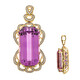 18K Patroke Kunzite Gold Pendant (AMAYANI)