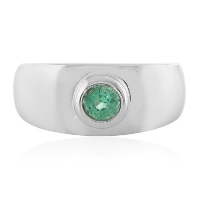 Ethiopian Emerald Silver Ring