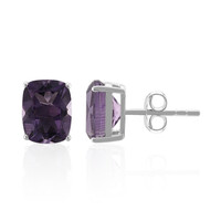 Amethyst Silver Earrings