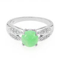 Imperial Chrysoprase Silver Ring