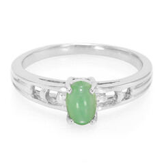 Imperial Chrysoprase Silver Ring