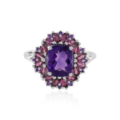 Amethyst Silver Ring