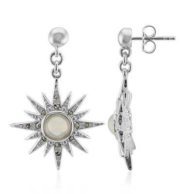 Welo Opal Silver Earrings (Annette classic)