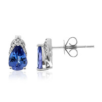 10K AAA Tanzanite Gold Earrings