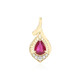 9K Bemainty Ruby Gold Pendant