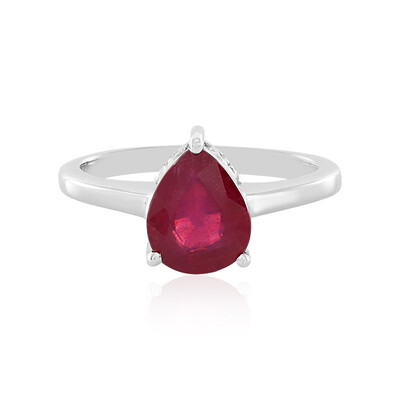 Bemainty Ruby Silver Ring