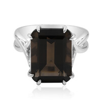 Smoky Quartz Silver Ring