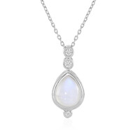 Blue Moonstone Silver Necklace (KM by Juwelo)