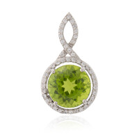 Arizona Peridot Silver Pendant