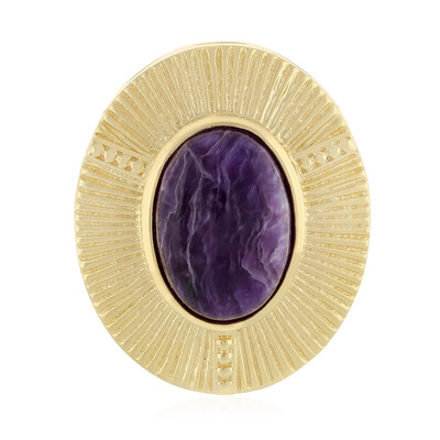 Charoite Silver Pendant (MONOSONO COLLECTION)