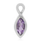 Amethyst Silver Pendant