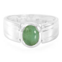 Imperial Chrysoprase Silver Ring