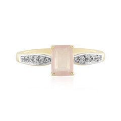 Rose Quartz Silver Ring