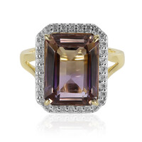 9K Ametrine Gold Ring (Adela Gold)