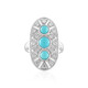 Sleeping Beauty Turquoise Silver Ring