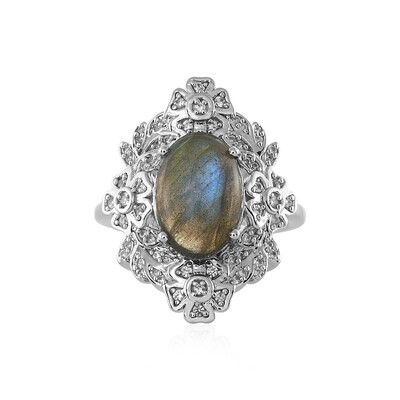 Labradorite Silver Ring