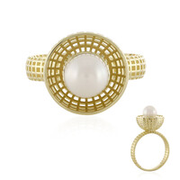 9K White Freshwater Pearl Gold Ring (Ornaments by de Melo)