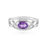 Moroccan Amethyst Silver Ring