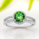 18K Russian Demantoid Gold Ring (CIRARI)