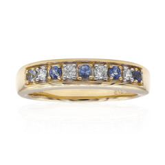 9K Benitoite Gold Ring (Amanda Adkins)