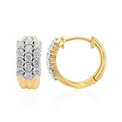 14K VVS1 (G) Diamond Gold Earrings