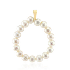 White Freshwater Pearl Silver Pendant (TPC)