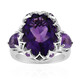 Moroccan Amethyst Silver Ring