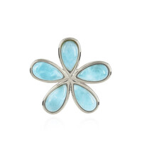 Larimar Silver Pendant