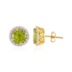 Arizona Peridot Silver Earrings