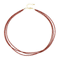 Red Jasper Silver Necklace