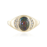 14K Andamooka matrix opal Gold Ring (AMAYANI)