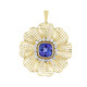 9K AAA Tanzanite Gold Pendant (Ornaments by de Melo)