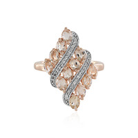 Morganite Silver Ring