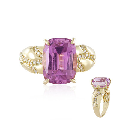 14K Patroke Kunzite Gold Ring (de Melo)