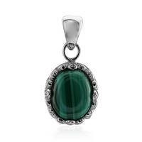 Malachite Silver Pendant (Art of Nature)