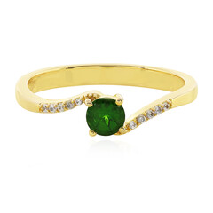 Russian Diopside Silver Ring